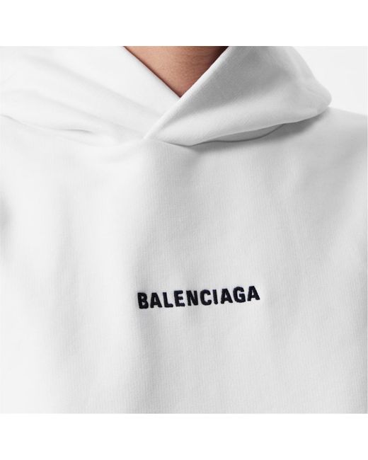 Balenciaga Gray Logo Hoodie