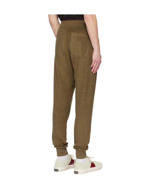 Tom Ford Green Tapered Leg Drawstring Track Pants for men