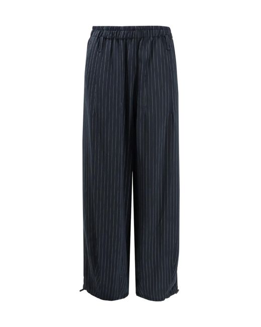 Frankie Shop Blue Oakdale Pinstriped Track Pants