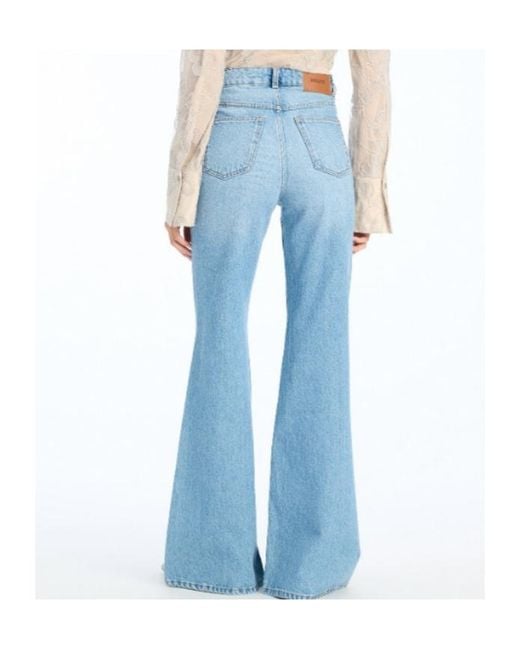 ROTATE BIRGER CHRISTENSEN Blue Flared Jeans