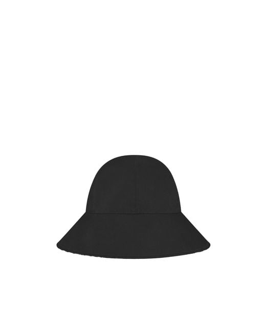 Dior Black D-Tulipe Large Brim Reversible Cloche