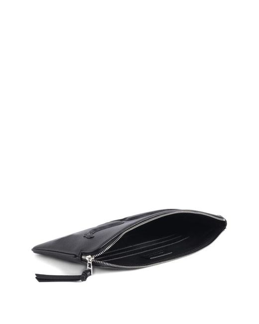 Zadig & Voltaire Black Angel Wings Pattern Wallet