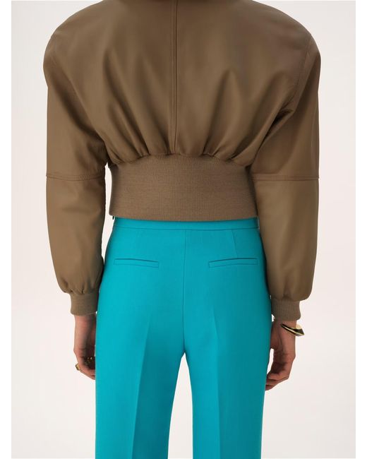 Chloé Blue Straight-Leg Trousers
