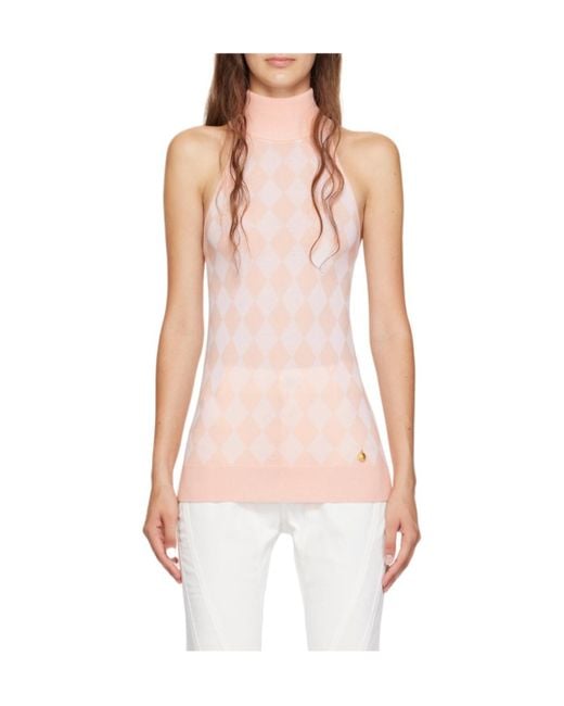 Balmain Pink Diamond Turtleneck