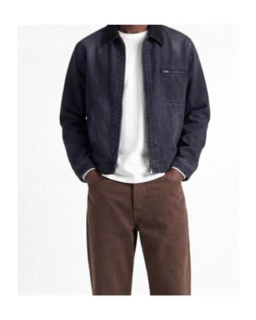 The Row Black Zip-Up Pocket Jacket for men