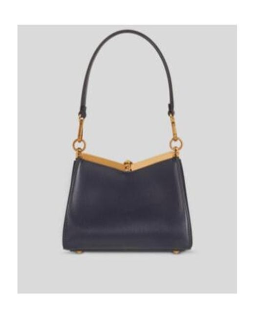 Etro Blue Vela Logo Charm Mini Shoulder Bag