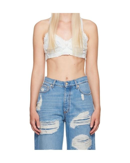 Eytys Blue Sleeveless Denim Vest