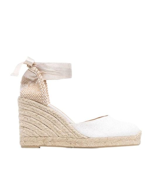 Castaner Natural Castañer Carina Almond Toe Espadrilles