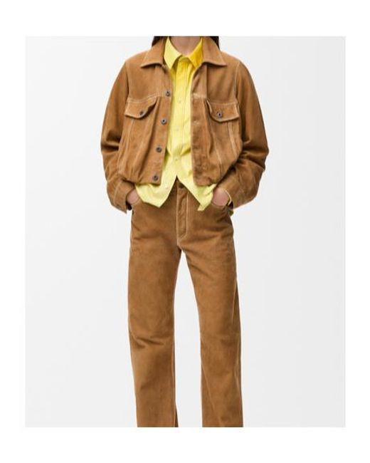 Loewe Yellow Balloon Silhouette Buttoned Jacket