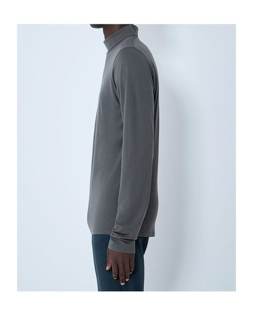 Rier Blue Turtleneck Jumper for men