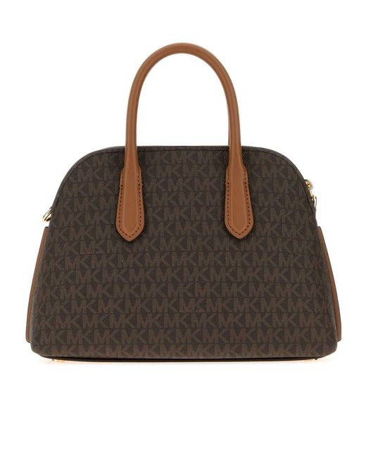 MICHAEL Michael Kors Brown Freddie Dome Medium Tote Bag