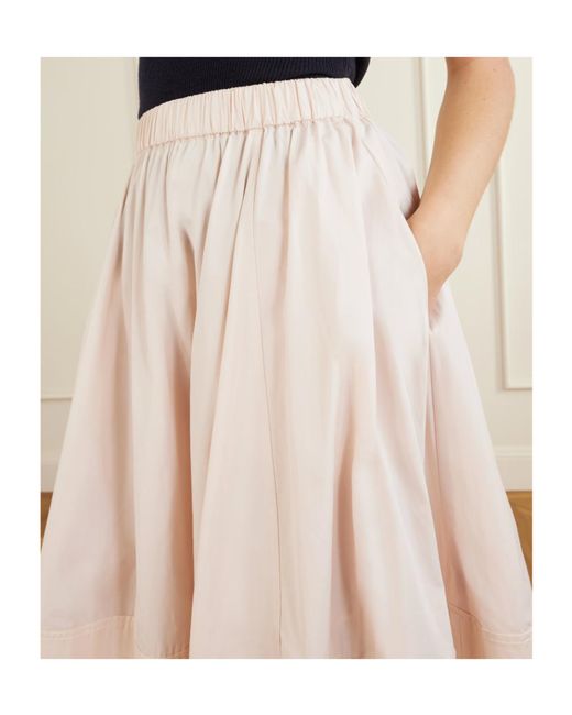 Co. Natural Bubble Paneled Midi Skirt