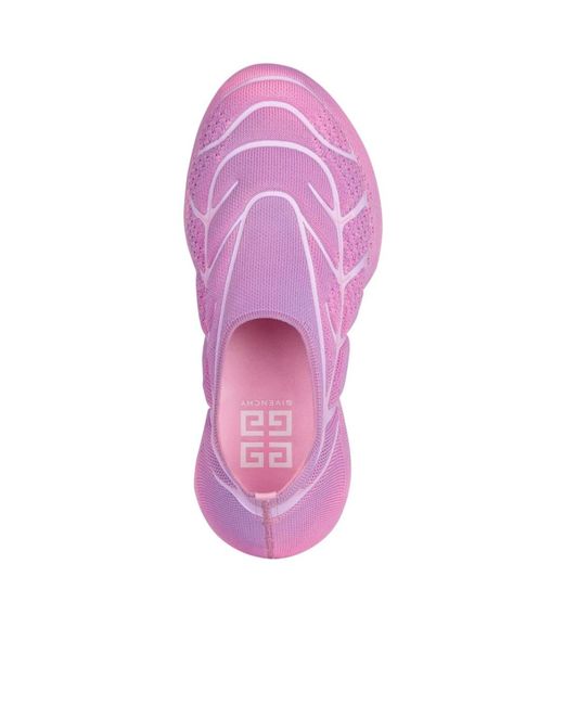 Givenchy Purple Tk-360 Low-Top Sneakers