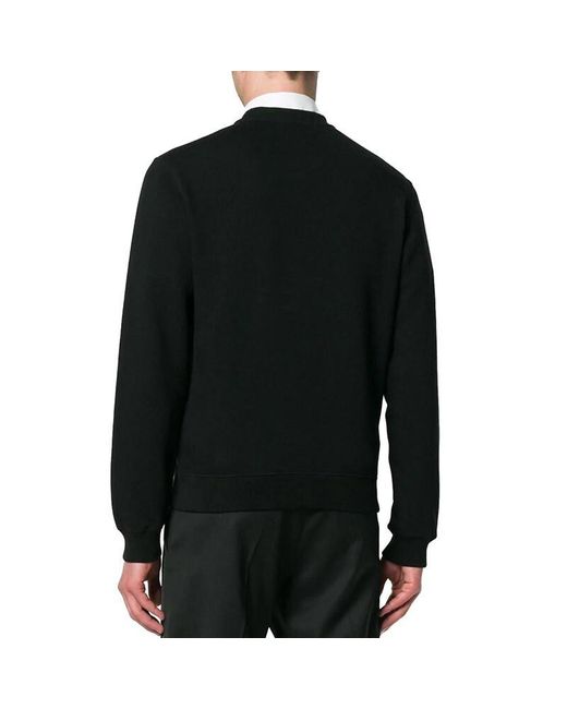 Versace Black Printed Hoodie for men