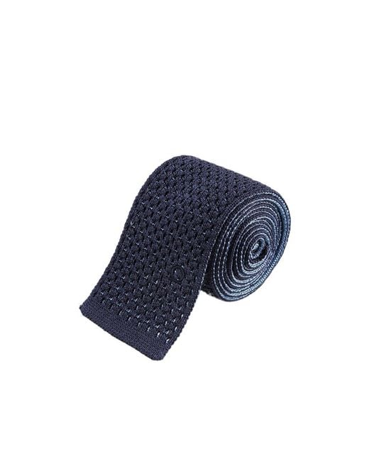 Ferragamo Blue Square Head Tie for men