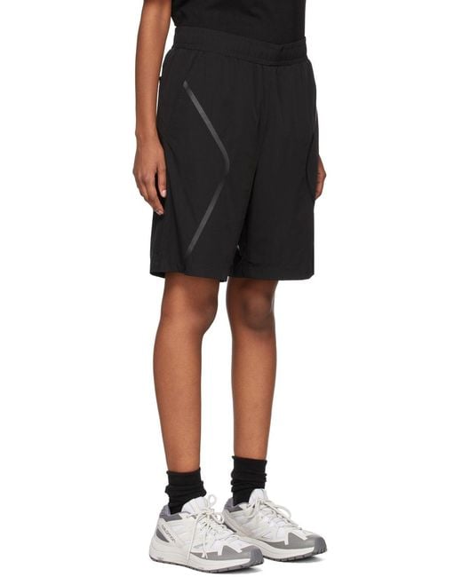 A_COLD_WALL* Black Mid-Rise Track Shorts for men