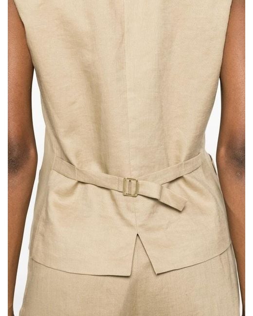 Max Mara Natural Studio Carnet V-Neck Gilet