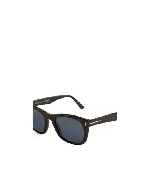 Tom Ford White Logo Sunglasses for men