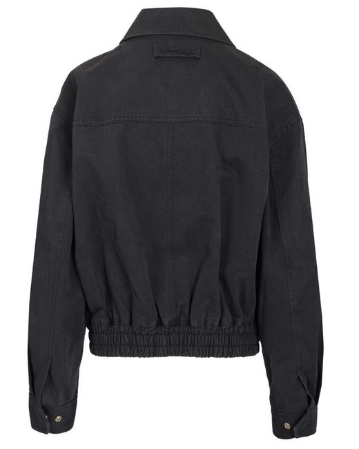 DUNST Blue Elasticated Waistband Zip-Up Jacket for men
