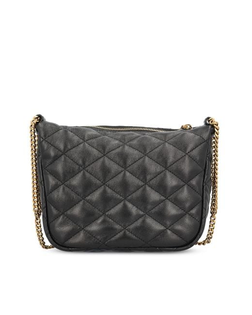 Saint Laurent Gray June Leather Mini Bag