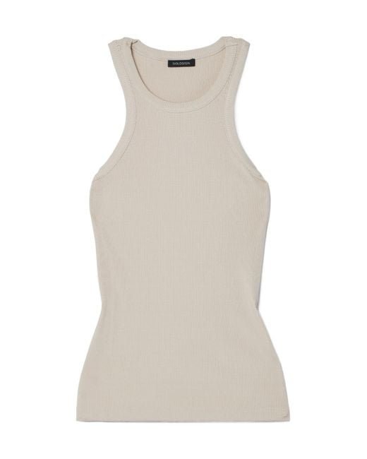 Goldsign Natural Minimalist Slim-Fit Tank Top