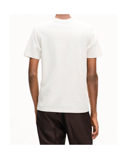 KENZO White Eiffel Tower Design Slim T-Shirt for men