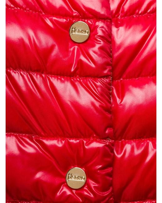 Herno Red Reversible Down Jacket