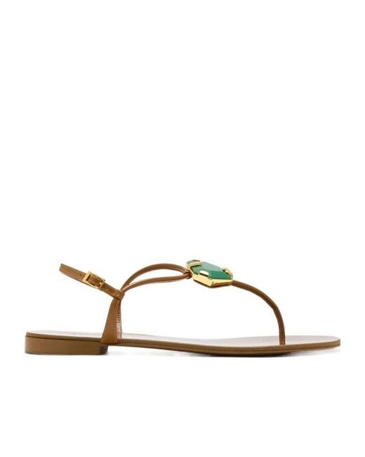 Giuseppe Zanotti Brown Patrice Sandals