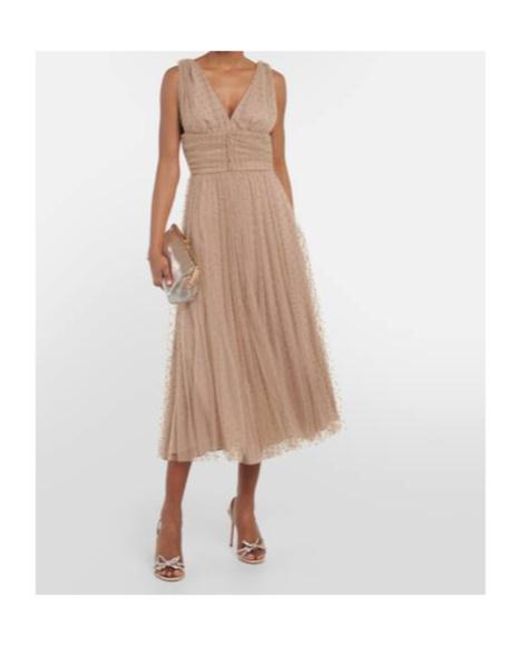 Altuzarra Natural Lola Tulle Minidress