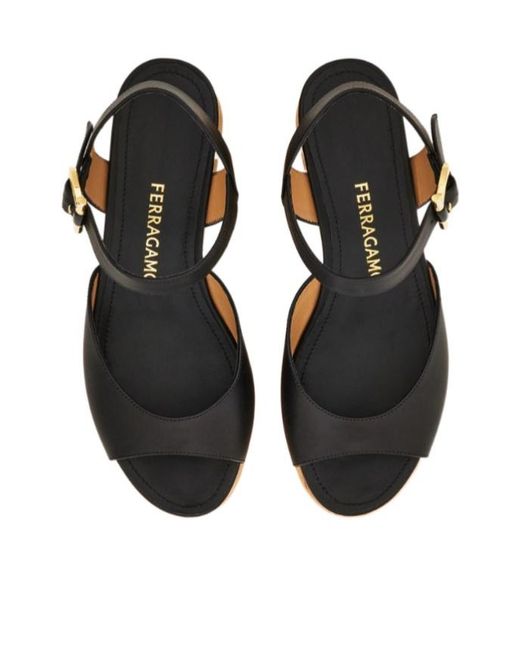 Ferragamo Multicolor Platform Sandal