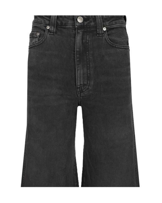 Khaite Black Dane High Waisted Jeans