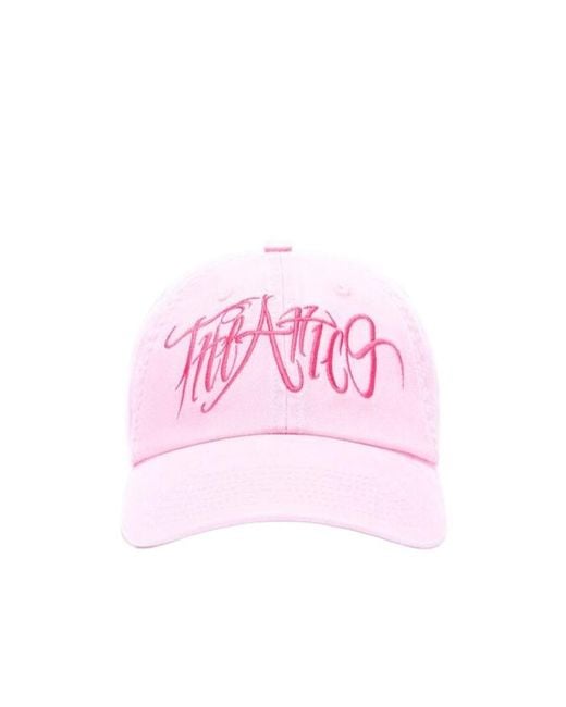 The Attico Pink The Il Primo Bagno Logo Baseball Cap