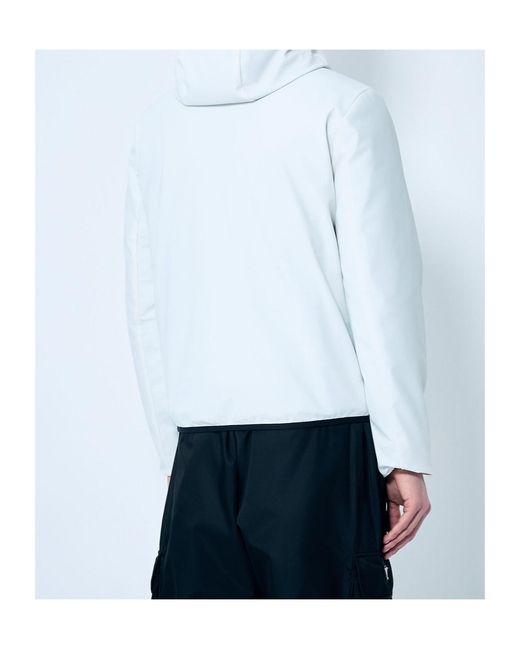 Moncler Blue Long-Sleeved Down Jacket for men