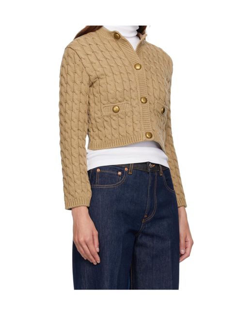 Moncler Blue Long-Sleeved Cardigan
