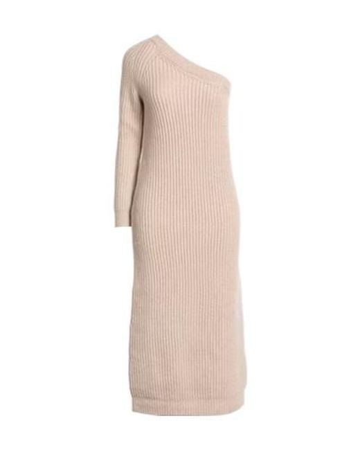 Max Mara Natural Oneshoulder Dress