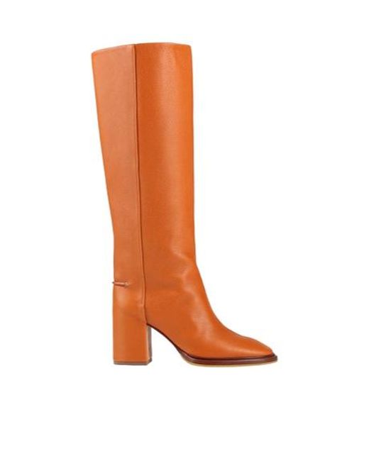 Chloé Brown Minimal Ankle Boots