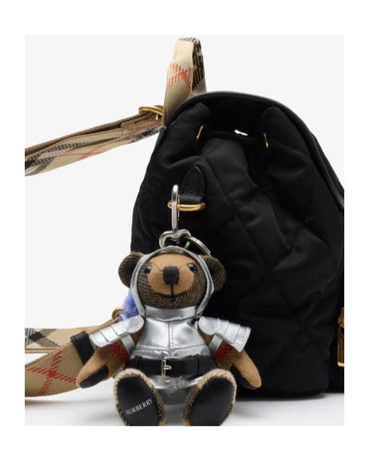 Burberry White Thomas Bear Charm