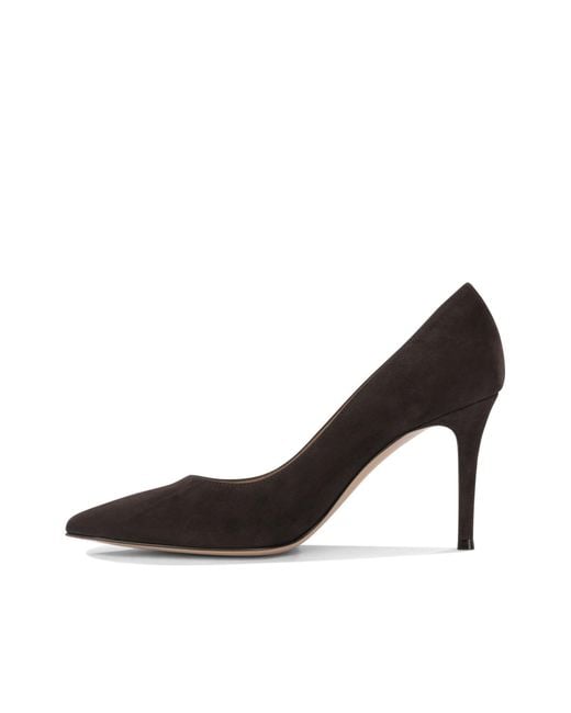 Gianvito Rossi Brown Pointed-Toe High Heels