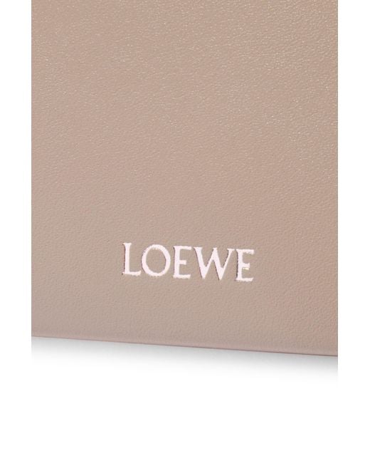 Loewe Natural Trifold Zip Wallet for men