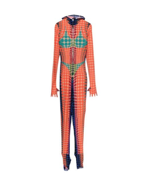 Jean Paul Gaultier Red Jumpsuit
