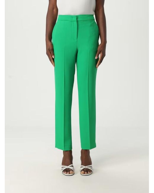 Kaos Green Pressed-Crease Trousers