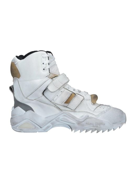 Maison Margiela Blue High-Top Trainers