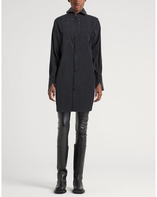 Maison Margiela Blue Printed Long Shirt