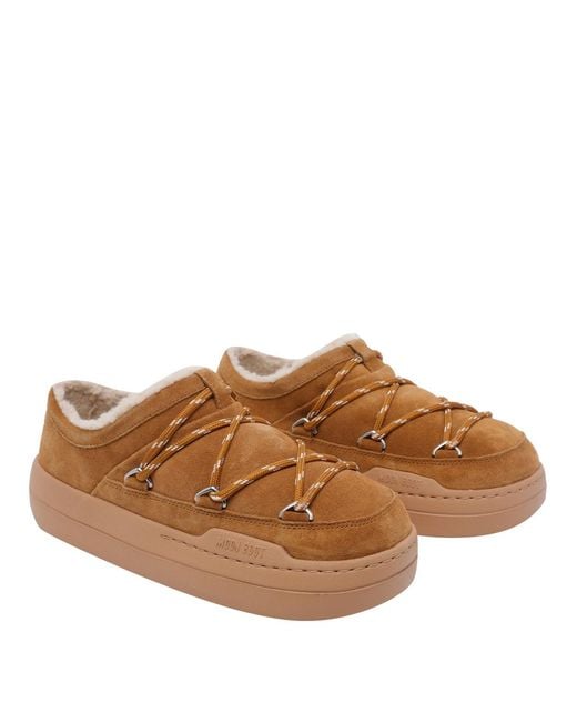 Moon Boot Brown Park Slippers