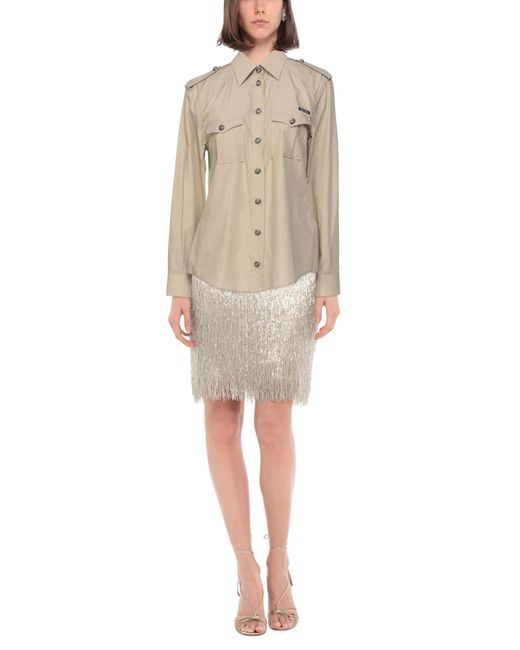 Dolce & Gabbana Natural Minimalist Solid Long Sleeve Shirt