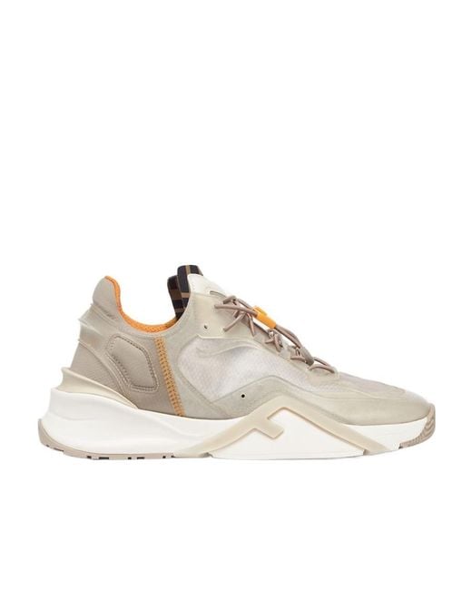 Fendi Natural Flow Lace-Up Sneakers for men