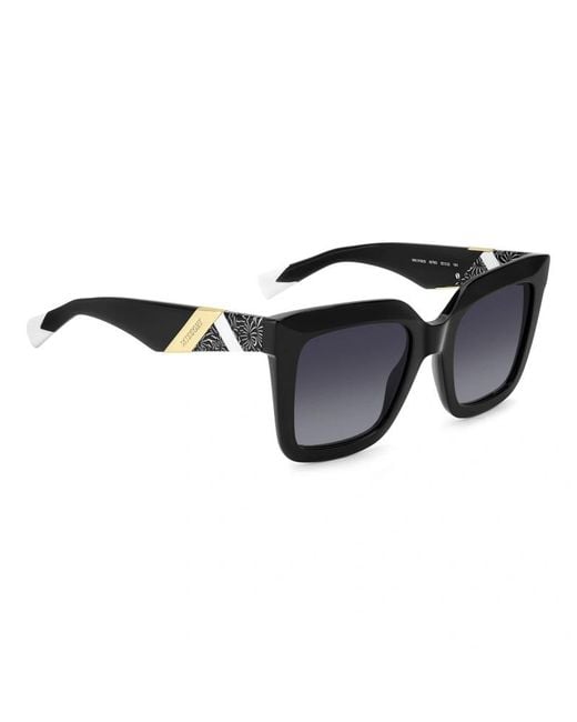 Missoni Metallic Pattern-Temple Square Sunglasses