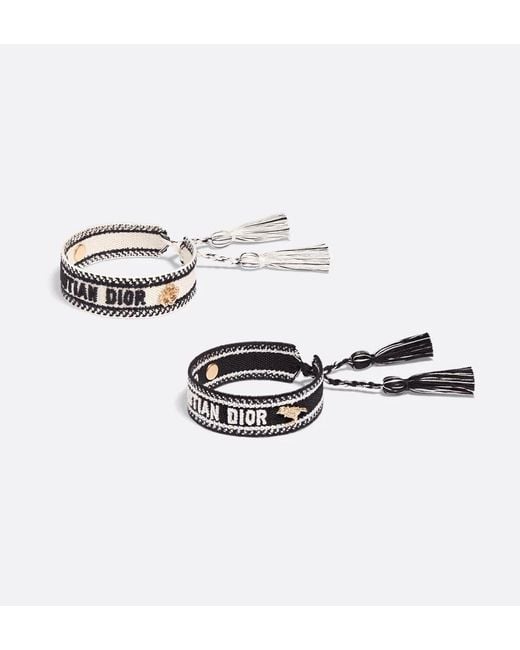 Dior White Christian Bracelet Set