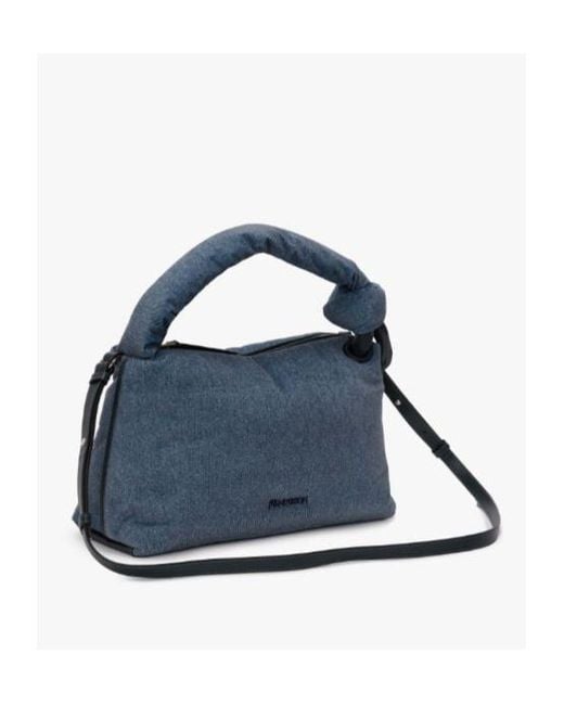 J.W. Anderson Blue Jw Anderson Logo Lettering Jwa Puffy Corner Bag