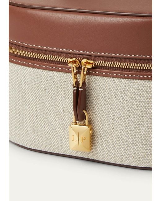 Loro Piana Brown Extra Makeup Bag